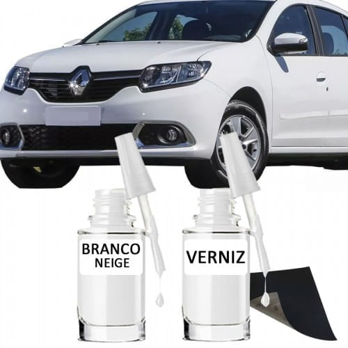 Tira Risco - Renault Branco Neige + Verniz 15ml