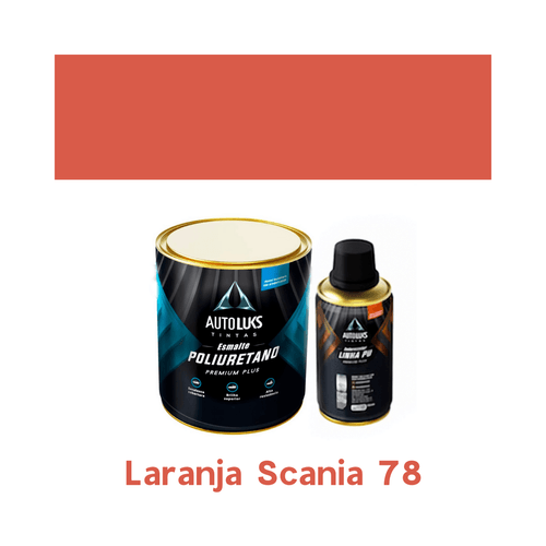Tinta Automotiva Pu Laranja Scania 78 0,8l