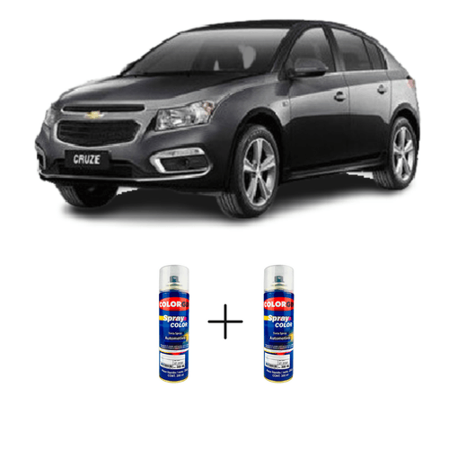 Spray Automotivo Carbon Flash + Spray Verniz 300ml