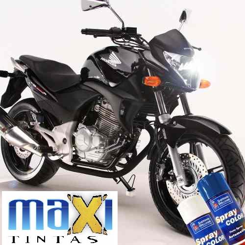 Spray Automotivo Preto NH1 + Spray Verniz 300ml