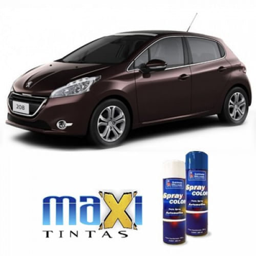 Spray Automotivo Marrom Dark Carmin + Verniz Spray 300ml