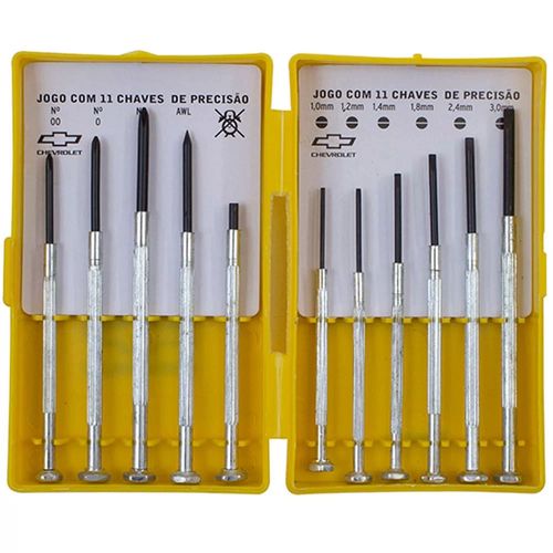 Jogo de Chaves Precisão com 11 Peças