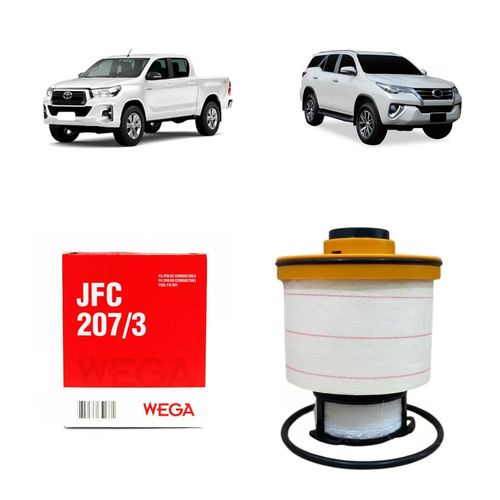 FILTRO DE COMBUSTIVEL HILUX 2.8 2016 A 2022 WEGA