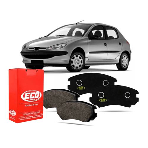 Pastilha De Freio Dianteiro Do Carro Peugeot 206 E 207