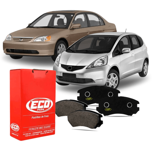 Pastilha De Freio Dianteiro Do Civic E Honda Fit