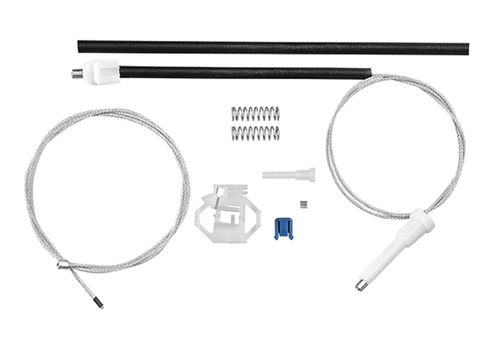 Kit Reparo para Máquina do Vidro Elétrico Polo Antigo Traseiro Direito RTX 0133 Rotax