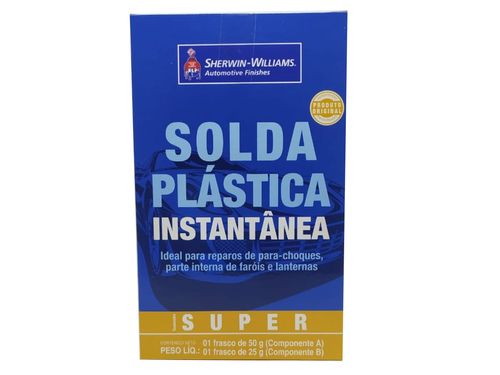 Solda Para Plastico Instantânea Veda Choque Lazzuril Super