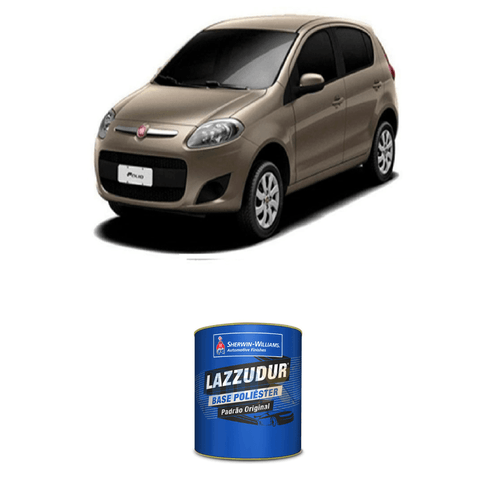 Tinta Poliester Cinza Tellurium Metálico FIAT 0,9L