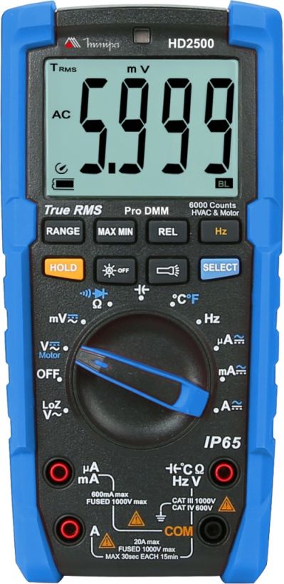Multimetro Digital True Rms Cat-Iv Minipa