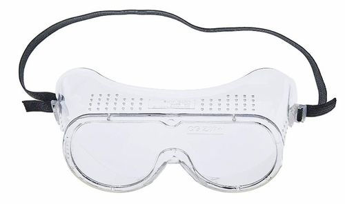 Óculos Segurança Ampla Visão Incolor Perfurado Carbografite