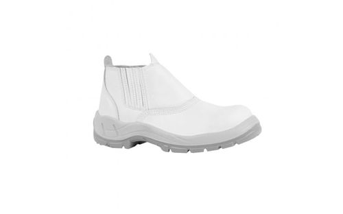 Bota Microfibra Bico Aço com Elástico N38 Branco CA39493 Bracol