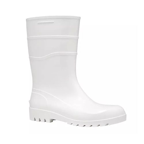 Bota de PVC 28cm sem Forro N38 Branco CA37456 Bracol