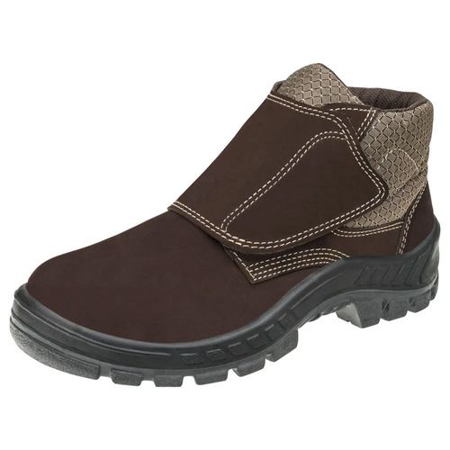 Bota de Segurança Camurça Bico Plástico com Velcro N42 Ca39286 Marluvas
