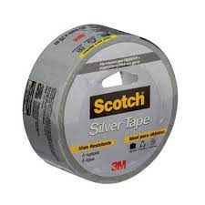 Fita Adesiva Cinza Silver Tape 45mm x 25m 3M