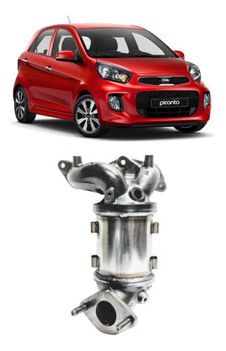 Catalisador Coletor Picanto 1.0 3 Cilindros 2012 2013 2014