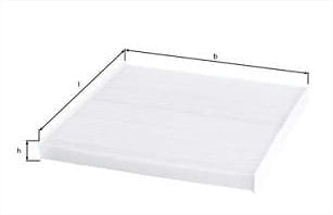 Filtro de ar CONDICIONADO FH 98- 12340/12380/12400/12420 Metal Leve LA653