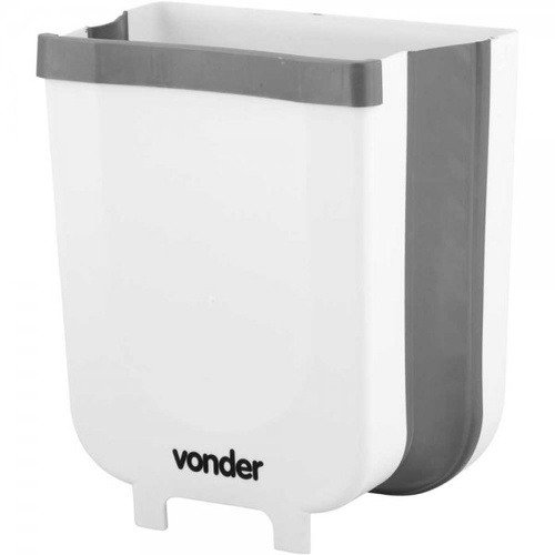 Lixeira Dobrável 9 Litros - Vonder