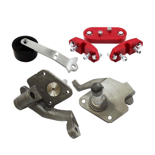 MANGA DE EIXO DESLOCADA VW FUSCA E DERIVADOS 5 FUROS - FREIO A TAMBOR + KIT COXIM MOTOR E CÂMBIO EM PU + PEDAL DE ACELERADOR ROLLER