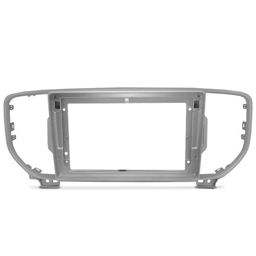 Moldura de Painel 9 Polegadas Sportage 2016 A 2018 Prata