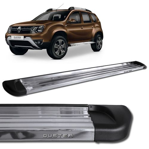 Estribo Lateral Duster 2012 a 2023 Aluminio Polido Track