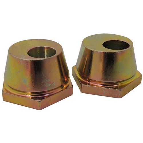 Porca excêntrica regulagem cambagem VW Fusca e derivados com suspensão pivô e freios a disco (par)