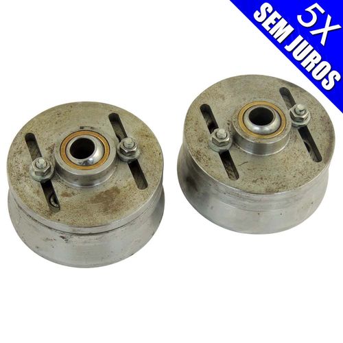 Regulador de cambagem e caster em aço carbono com uniball totalmente ajustável para Gol Bola - Pouco uso, excelente estado