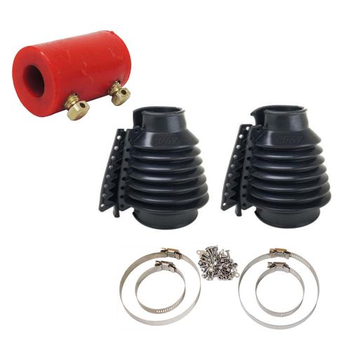 Bucha Do Varão Do VW Fusca PU + COIFA DE CÂMBIO EM SILICONE PARA FUSCA E DERIVADOS (PAR)