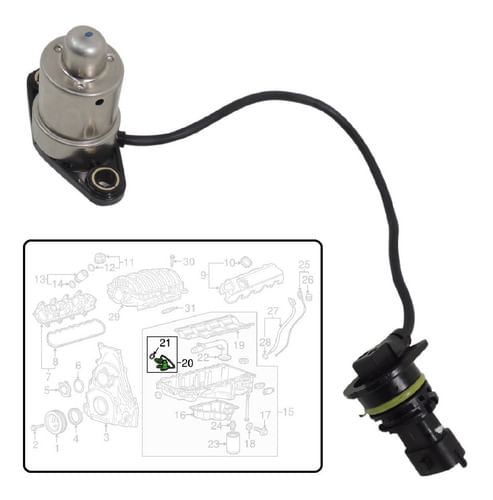 Sensor De Nível Óleo Motor Gm Equinox 2.0 Turbo 12639127