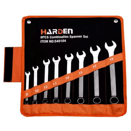 Jogo de Chave Combinada com 8 Peças 8 a 19mm - H-540104