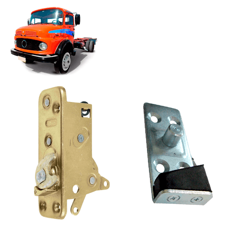 Kit Fechadura Batente Caminhao 1113 1313 1513 Esquerda