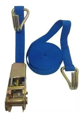 Cinta Catraca 450 Kg 25mm X 4,6 Metros Caminhão Amarração