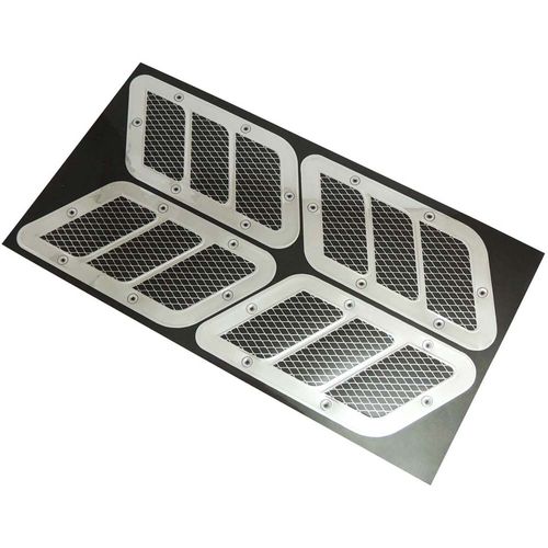 2 jogos de adesivo decorativos entrada de ar (4 adesivos)