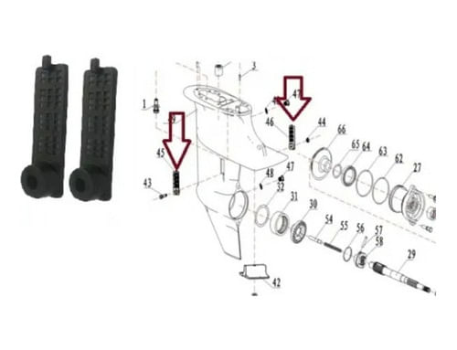 Tela De Captação Da Rabeta Motor De Popa Yamaha Hidea 15hp