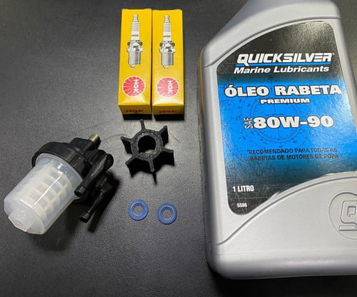 Kit Manutenção E Revisão Motor De Popa Suzuki 15hp Completo