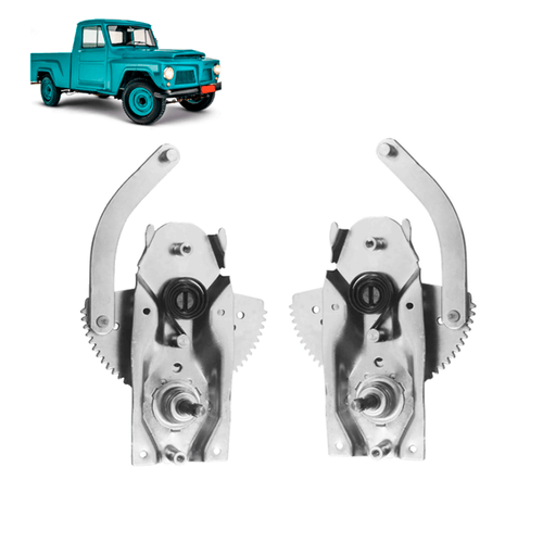 Par Maquina Vidro F-75 Rural Willis 1956 a 1977 Manual