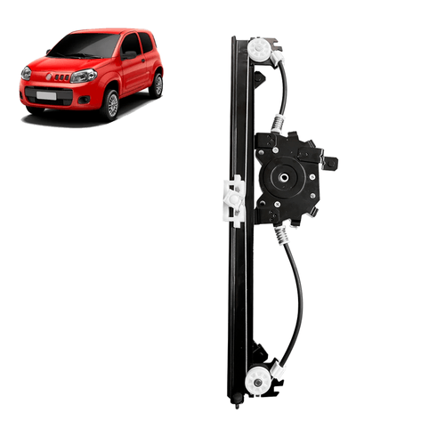 Maquina Vidro Uno 09.. 2 Portas Direita Motor Original