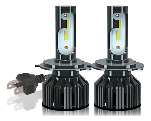 Kit Par Ultra Led Infitary 1200 Lúmens Farol Carro Moto