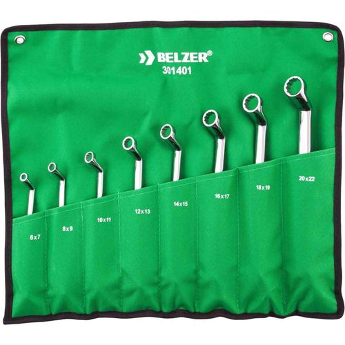 Jogo de Chaves Estrela 8 Peças 6 x 22 mm 301401B Belzer