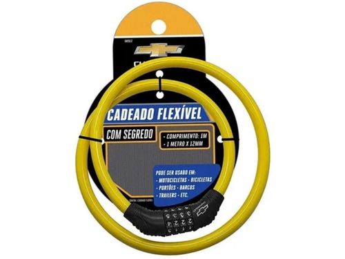 Cadeado flexivel 1,2mt com segredo GM9615