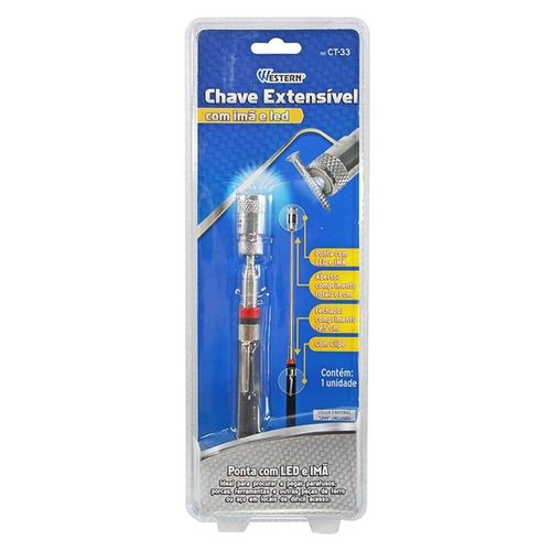 Chave Extensível 81CM com Imã e LED Western CT33