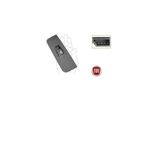 Interruptor Vidro Elétrico Simples Palio Strada Idea