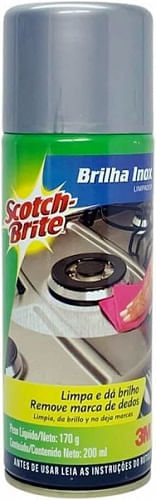 Limpador Brilha Inox Scotch-Brite™, 200ml 3M