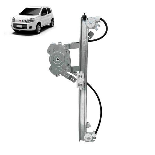 Maquina Vidro Uno Vivace 2010 4P Tras Esq P/ Motor Original