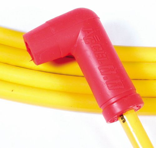 Cabo de Vela 8.8 mm Spiral Core 90º Yellow - Unitário - ACCEL