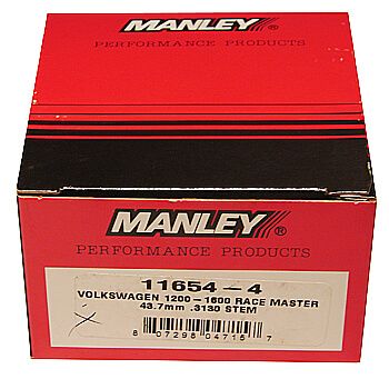 Válvula Aço Inox 35,5mm VW/AR - Exaustão - Swirl Polished - Race Master - MANLEY