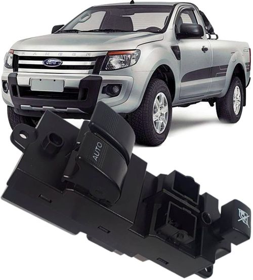 Botao Interruptor Vidro Eletrico Ranger Cabine simples De 2013 À 2016