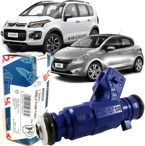 Bico Injetor Aircross Peugeot 208 308 1.6 16V Flex de 2012 a 2019 - 0280157130