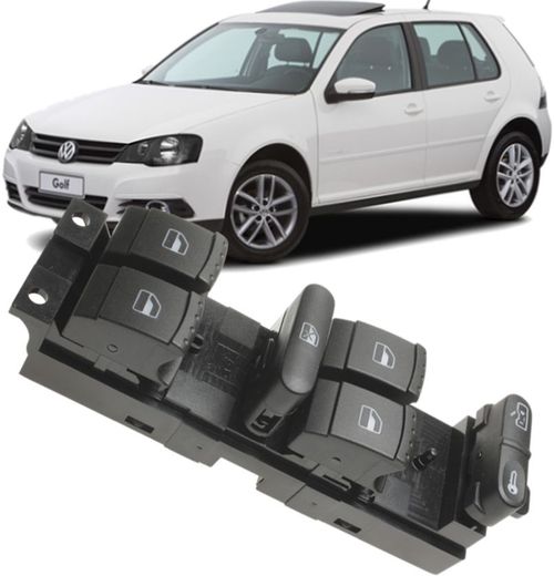 Botao Interruptor Vidro Eletrico Golf Passat Bora de 1999 À 2013 - 10 Pinos