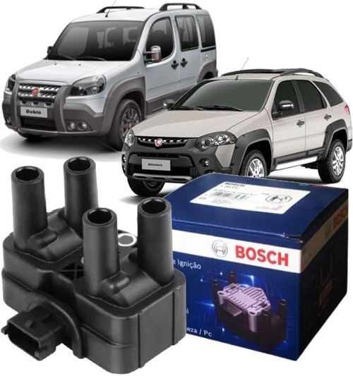 Bobina de Ignicao Bravo Doblo Idea Palio 1.6 e 1.8 16V Etorq