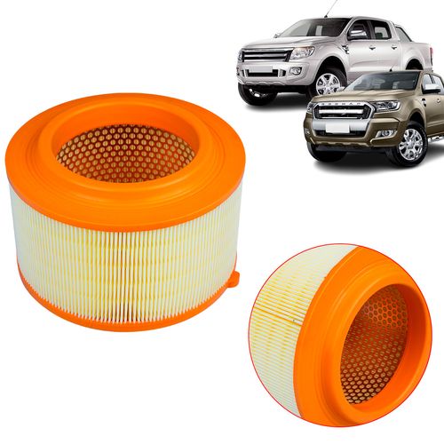 Filtro de Ar Ford Ranger 2.5 16V Flex 2012 Em Diante / 2.2 Diesel e 3.2 Diesel 2012 Em Diante
